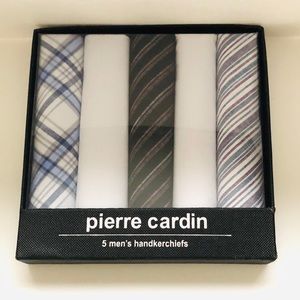 Pierre Cardin Box of 5 Men’s Handkerchiefs